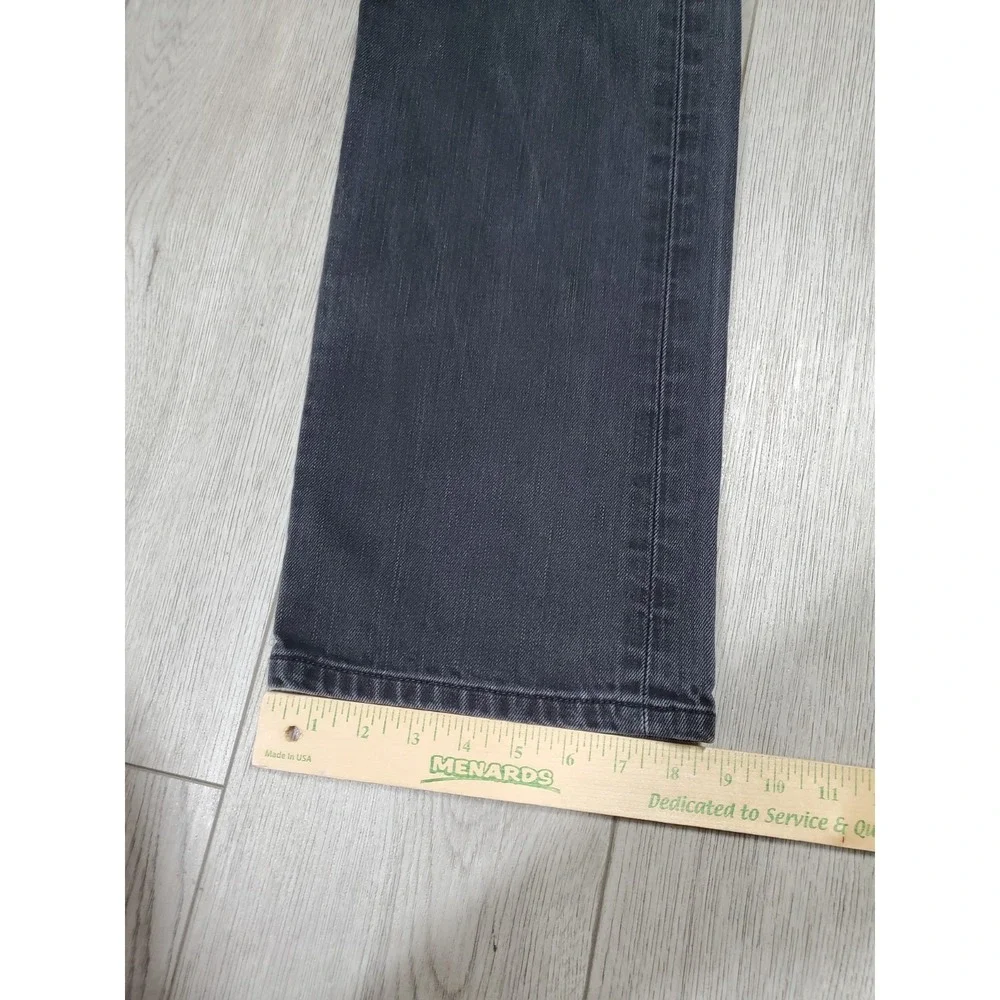Vintage Levis 501 Jeans Mens 36x32 Black Denim Straight Leg Button Fly Y2K
